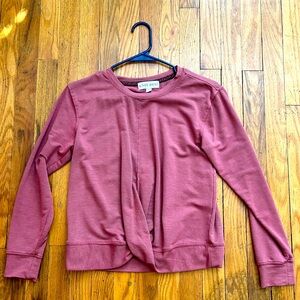 Wine red, long sleeve shirt, size s